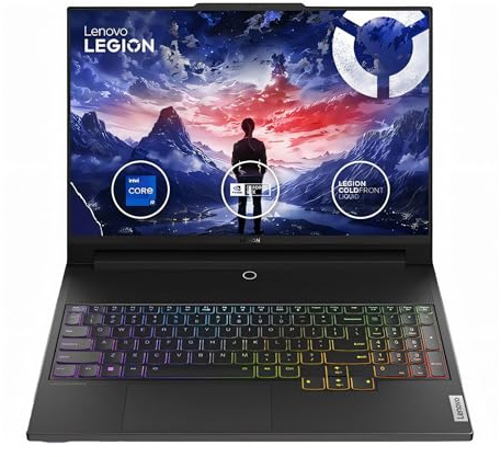 Lenovo Legion 9 16IRX9 16 Pro Gaming Laptop (Intel Core i9-14900HX 14th Gen 24-Core CPU | 64GB DDR5 OC RAM| 2TB M.2 NVMe SSD | GeForce RTX 4090 Graphics) - Black