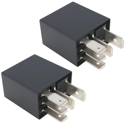 EMSea 2Pcs 5-Pin Auto Relay Replacement Part 6G9T14B192BA 1454539 Compatible with Ford Mondeo, S-Max, Transit, Transit Connect, Tourneo Connect