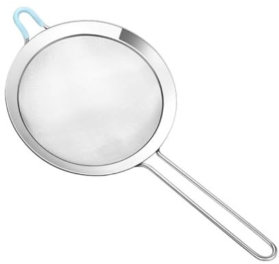 IMIKEYA 2 Piezas colador de harina accesorio para el hogar tamices y coladores accesorios cocinita colador chino de malla multifunción suministros para el hogar acero inoxidable 304