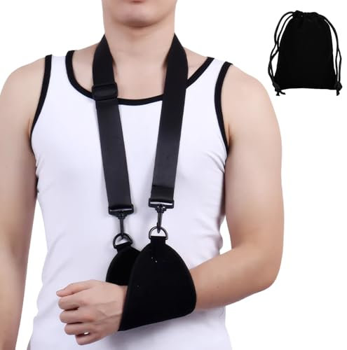 Bisienya Sling for Arm Support, Arm Sling for Shoulder Injury, Adjustable Comfortable Sturdy, for Wrist Elbow Shoulder Injuries Fracture - Men & Women