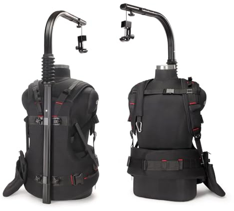 FLYCAM Flowline 750N Professional Ergonomic Camera Support Vest for Gimbals. Payload up to 15-19Kg/33-41.4lb. Top Bar with 5 Arm Extension. Vest Fits Variety of Body Sizes