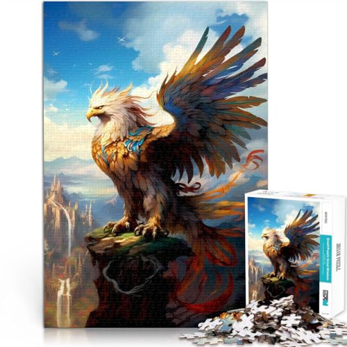 Quizspiel Uraltes Fabelwesen 1000-teiliges Puzzle für Teenager 26x38cm mit passendem Poster und Quizblatt Geeignet ab 14 Jahren
