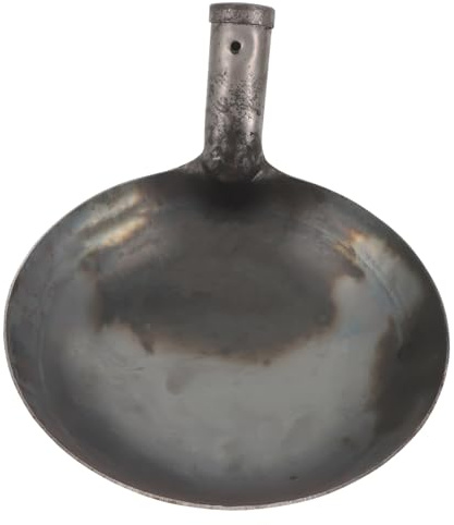 ROMISBABA de Metal para Estiércol Pala Resistente para Limpieza de Pozos Sépticos y Drenajes Cucharón Grande para Eliminar Lodos y Residuos Herramienta Profesional para