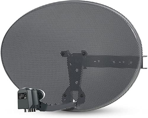 SSL Satellites Satellite Dish for Sky/Sky Q HD/FreeSat/Hotbird/HD/SD (ZONE 1 WITH HYBRID LNB)