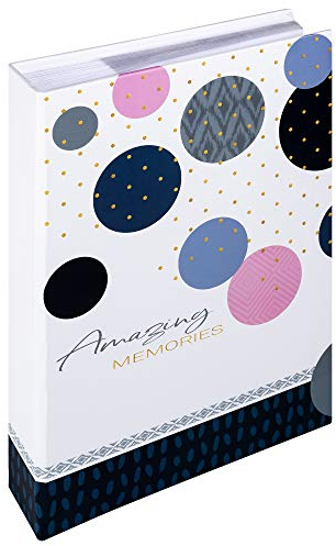 walther design Fotoalbum blau 300 Fotos 10 x 15 cm Memo-Einsteckalbum Amazing Memories ME-488-L