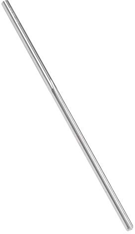 sourcing map 3 mm Spannreibahle, Wolframkarbid-Drehmaschine, Reibahle H7, 4 gerade Rillen, 100 mm Länge, Rundschaft, Fräswerkzeug, für Edelstahl, Legierung, Kupfer, Metall