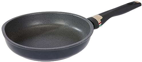 Tognana Italika, Padella 20 cm, alluminio, nero, Made in Italy