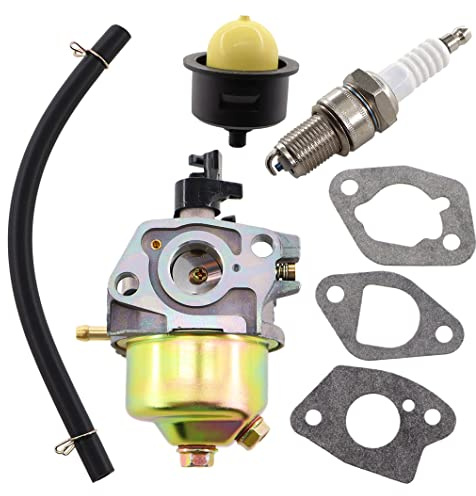 MCHNIC Vergaser mit Dichtung Zündkerze für Rasenmäher Fuxtec FX-RM 1850 1855 1860 2050 2055 2055ES 2060 2060PRO
