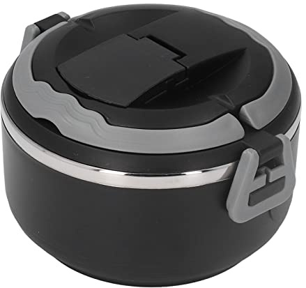 Boîte à Lunch en Acier Inoxydable,Pilipane Boîte à Lunch Bento Étanche en Plastique,Anti-Brûlure étanches Boite Inox,Durable et écologique et Étudiants Boîte à déjeuner isotherme de style japonais