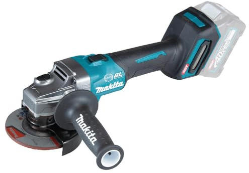 Makita GA004GZ01 40V Max Li-ion XGT Brushless 115mm Angle Grinder Supplied in a Makpac Case - Batteries and Charger Not Included