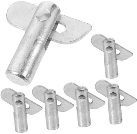 HEMOTON 8 Pezzi Accessori per ponteggi perno di bloccaggio per ponteggio piccola coppiglia con perno fisso zincato a piccole parti di ponteggi piccola sostituzione di ponteggi