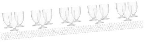OUNONA 250pièces Mini Tasses à Bière Plastique Transparent Pour Décoration De Fête Barbecue Et Mariage Accessoires De Maison Miniature Pour Événements Extérieurs