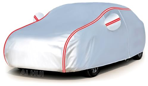 AI HUI Autoabdeckung Wasserdich Abdeckplane Auto für Suzuki Swift(2004-22), Preis-Leistungs-Sieger* Autoabdeckung Winter Vollgarage Auto Abdeckplane, Abdeckung Auto, 100% Oxford-Stoff
