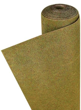 Evemodel Grasmatte 100×250cm Wiesenmatte Modellbau Landschaft Gelbgrün | 100×250cm | Gelbgrüne Grasmatte | Landschaftsbau | Modellbahn Zubehör
