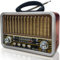 Altoparlanti Bluetooth Retrò con Radio AM/SW/FM, Portatile Ricaricabile con Tecnologia BT5.0, TWS, USB e Slot TF - Ideale per Cucina, Ufficio e Esterno (bianco)