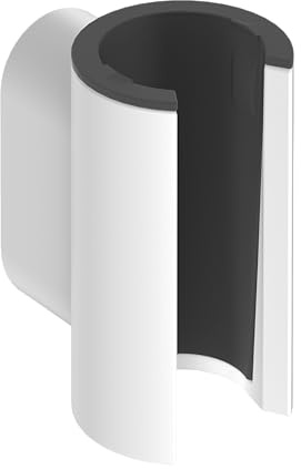 hansgrohe Porter Fine - Duschkopfhalterung, Duschhalterung für Brauseschläuche mit konischer Mutter, Handbrause Halterung, Mattweiß, 28885700