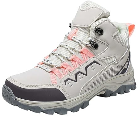 Generisch Botas de senderismo para mujer, ligeras, impermeables, para camping, senderismo, trekking, zapatos de trekking, zapatos deportivos ultraligeros, suela suave, zapatos de ocio, deportes