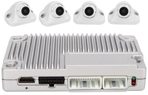 Cryfokt Telecamera Panoramica per Auto con Vista a 360 Gradi e Telecomando Wireless Sorveglianza Completa
