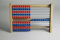 Handelsagentur Sieboldt 100`er Rechenrahmen rot/blau, Abakus, Student`s Abacus, System