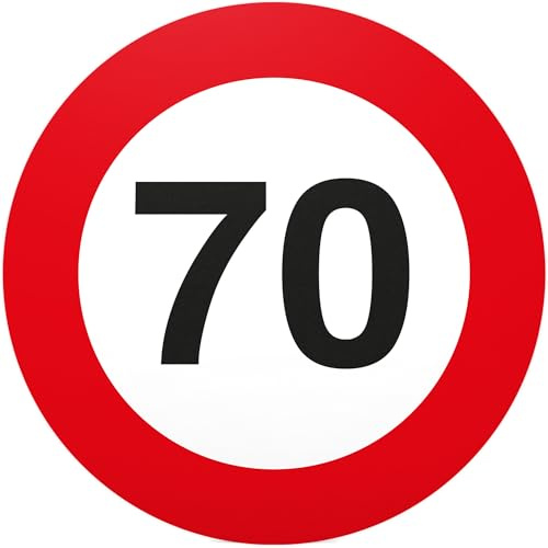 DankeDir! 70. Geburtstag Geschenk Schild 20 x 20 cm Geschenkidee Geburtstagsgeschenk runder Geburtstag 70er - Geburtstagsfeier Kleine süße Überraschung das Geburtstagskind