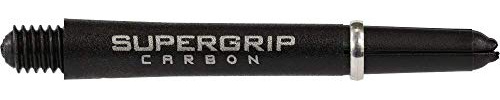 Harrows Supergrip Carbon-Schäfte – 5 Sets (15) (Tweenie, Schwarz/Silber)