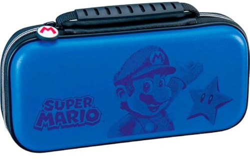 BigBen Nintendo Switch Super Mario Tasche Travel Case NNS46BL Blau