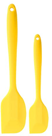 Silicone Spatula, 2pcs Silicone Spatulas for Cooking Mixing Batter Scraper Silicone Baking Tools for Cooking, Baking, Mixing