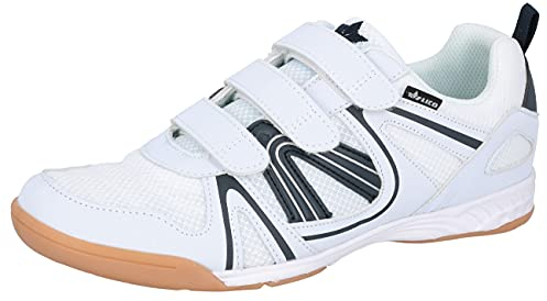 Lico Unisex Fit Indoor V Hallenturnschuh, weiss marine, 43 EU