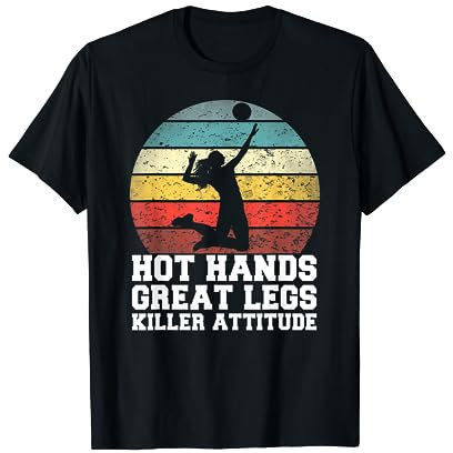 Volleyball Kleidung Volleyballer Outfit Beachvolleyball T-Shirt