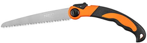NEO TOOLS Bushcraft Handsägeblatt 43 cm, Klappsäge, Handsäge, Astsäge, Säge, Taschensäge, Pocketsäge, faltbare Struktur, SK4 Stahl, HRC 66 Härte, drei Zahnreihen für Garten, Outdoor, Bushcraft
