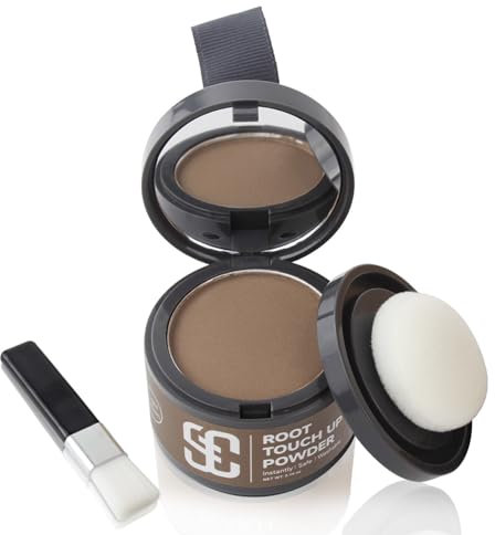 Root Touch Up Powder,Root Cover Up Hair Powder for Women for Thinning Hair & Conceals Hair Loss,Hairline Powders Instantly Hairline Shadow Cover (Light Brown, 0.14 Ounce (Pack of 1))