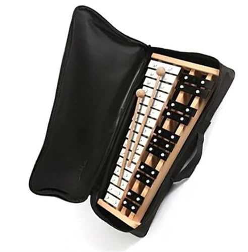 Glockenspiel Xylophon, volle Größe, 27 Noten, Metall, langlebiges Schlaginstrument Glockenspiel Schlaginstrument