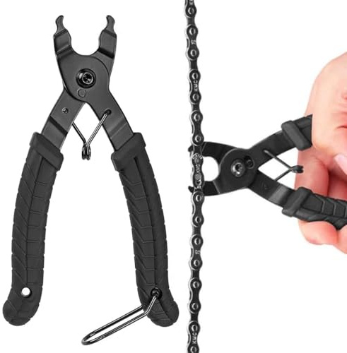KUMSODE 1 Stück Zange Kette Werkzeuge, Werkzeug Kettenverschlussgliedzange Kette Zange fehlt Link 2 in 1 Opener Schließer Zange/Bike Kette Werkzeug kompatibel mit Allen Speed Chains Reparatur