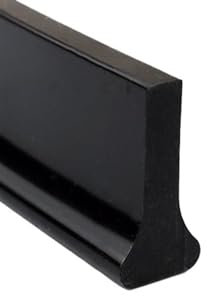 YGLONG Duschabdichtung 50/100/200/300cm Silikon Bad Wasser Barriere Dusche rutschfeste Trocken Nass Trennung Biegsamen Boden Barriere Wasser Stopper Barriere(Black,2.5m)