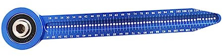 jojofuny Aluminum Alloy Drawing Compass Woodworking Hole Ruler High Precision Circular Drawing Tool for Designing and Measuring