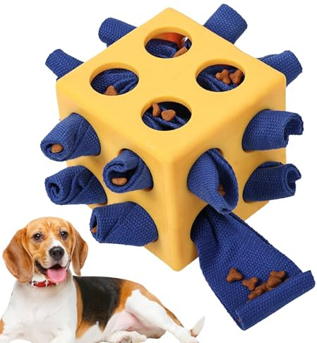 Jingyash Hund Denkball | Hund Denkspiel Futterball,Sensorische Beschäftigung Welpen Haustier Spielzeug Mentale Stimulation Stressabbau Innen Außen Training