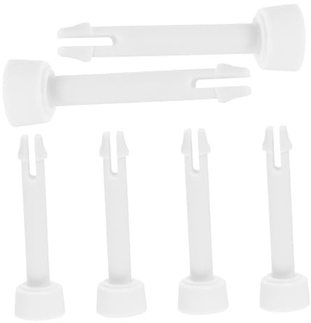 TOYANDONA 6 pièces Goupille de Verrouillage pour Skimmer Piscine Remplacement de Boulon pour Accessoires de Nettoyage Compatible avec Échelles et Poignées de Balais Facile à Installer et