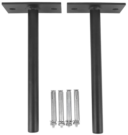 Wandmontierte Plattenhalter, 2pcs 25 mm / 1,0 -Zoll -Wandgewicht Aufbewahrungsregal Legierung Stahl Stahl Konstruktion Sparen Sie Gewicht Rack Speicher für Fitnessstudio