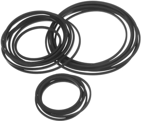 HIAKDOFT 60 Piezas Cinta de Casete Cuadrada para Reparación y Mantenimiento Correa de Transmisión Resistente para Grabadoras DVD y Reproductores Portátiles