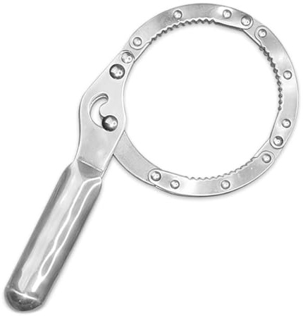Llave de filtro de coche profesional, herramienta de extracción de aceite de agarre antideslizante, ajuste general para un fácil mantenimiento, llave de aceite resistente