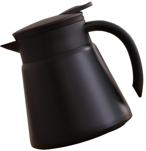 Jarra de café aislada 680 ml Cafetera térmica a prueba de fugas, Tetera térmica de acero inoxidable de grado alimenticio, Frasco de vacío de doble pared Jarra de agua Mantener frío/caliente 12-2