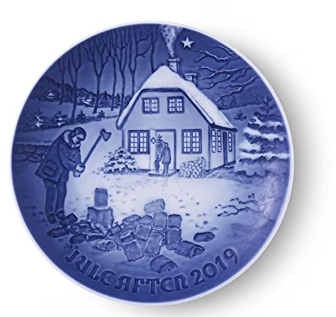 Royal Copenhagen 1027173 Collectible 2019 - Piatto natalizio in porcellana