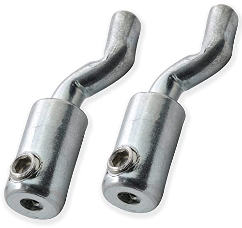 Easyboost Morsetto Z Del Cavo Acceleratore Acciaio Zincato per Tosaerba Decespugliatore Giardino (2 morsetti)