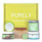 PURELY by SINCERO HOME - Set regalo naturale da bagno con candela di soia, sali di gelsomino, scrub al caffè, sapone all'avena al miele, vapore doccia, balsamo per le labbra, set spa fatto a mano per