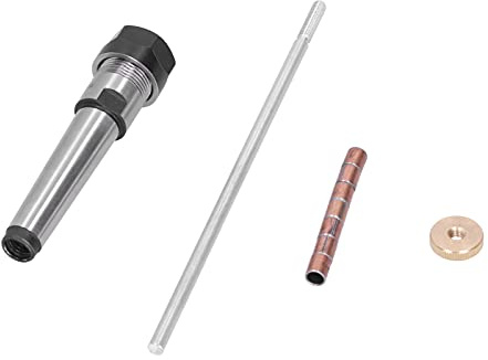 Máquina de Torno de Mandril de Pluma de Torneado de Madera, Portabrocas con Cónico Central Giratorio para Accesorios de Tornos de Carpintería