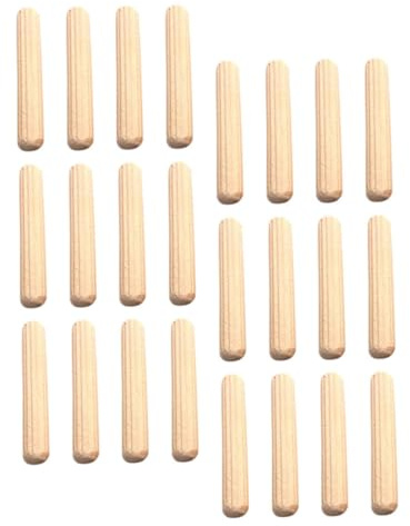 Operitacx 500pcs Unfinished Natural Wood Dowel Rods for DIY Crafts Furniture Repairs Model Making Precision Engineered Hardwood Sticks with Secure Nail Holding Capacity and Smooth Surface