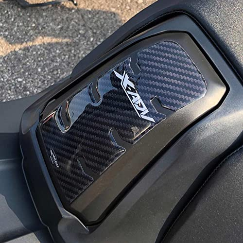 labelbike - Adesivo 3D Moto Scooter Sportello Serbatoio Protezione e Decorazione in Resina con Licenza Ufficiale compatibile con HONDA X-ADV 750 2017-2020 - Colore Simil Carbonio