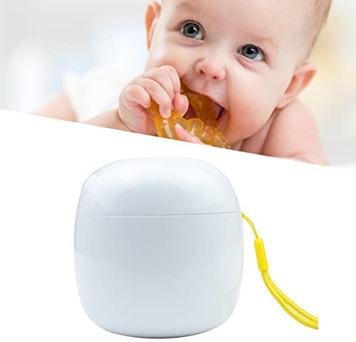 Schnuller Sterilisator UV Licht, Tragbarer Mini Baby Nippel Desinfektor mit Hocheffizienter Langer Standby Wiederaufladbarer Sterilisationsbox Babyprodukt (Weiß)