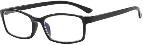 Suertree Avstånd Glasögon Dam Blåljusfilter Myopia Lätta Kortsiktiga för Män Svart, -4.0