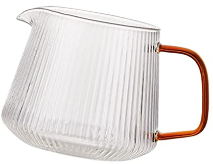 Fonowx Jarra de Vidrio de borosilicato, cafetera Manual con gotero, cafetera de Goteo Manual para restaurantes, 500 mL